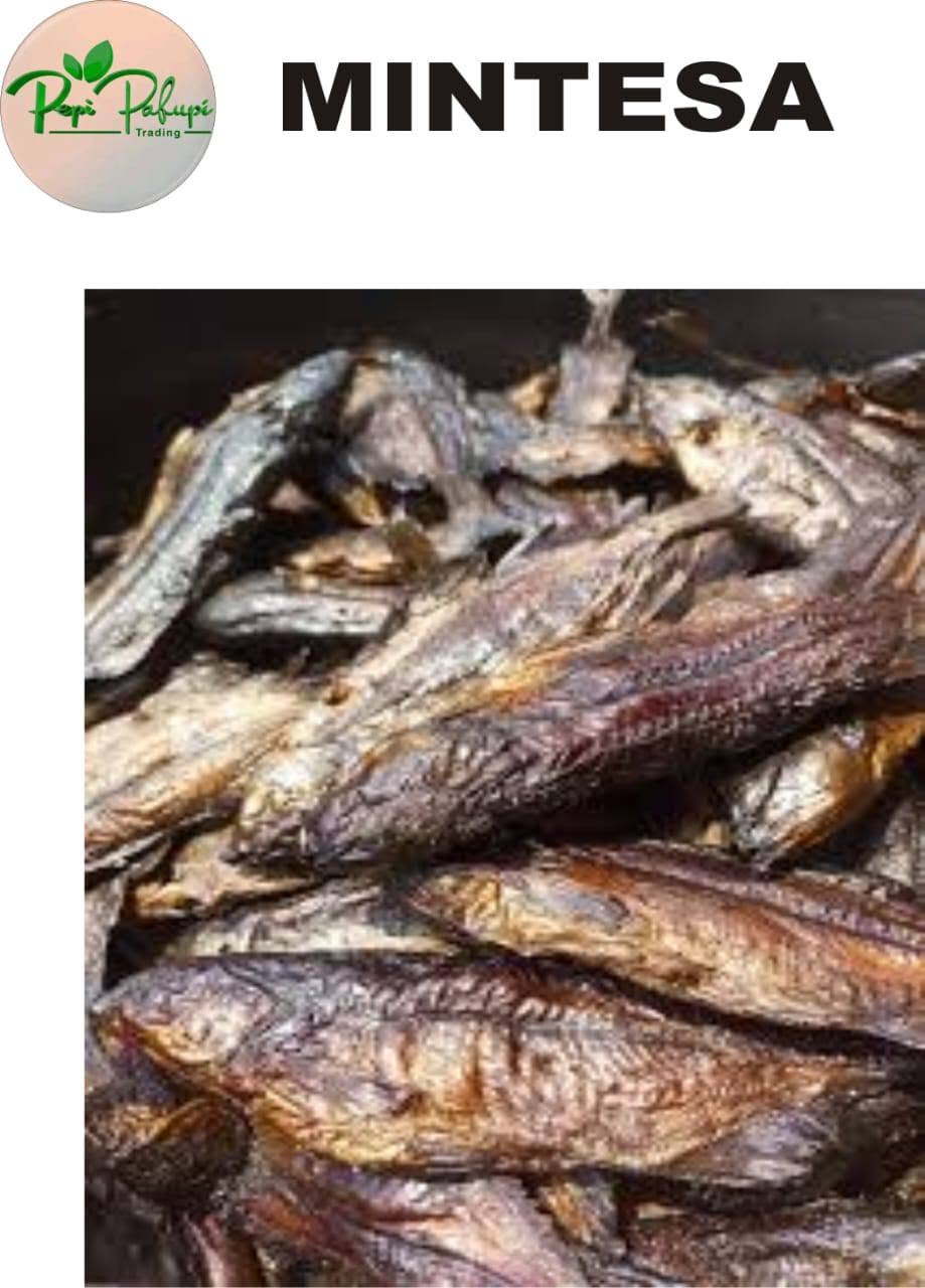 Dried African Fish (Luapula Imintesa)- 40 Sun-Dried fish pieces from Zambian per PKT