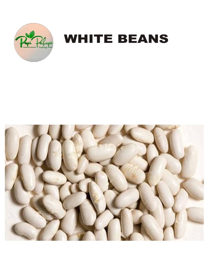 Dry White African Beans - 1kg from Zambian