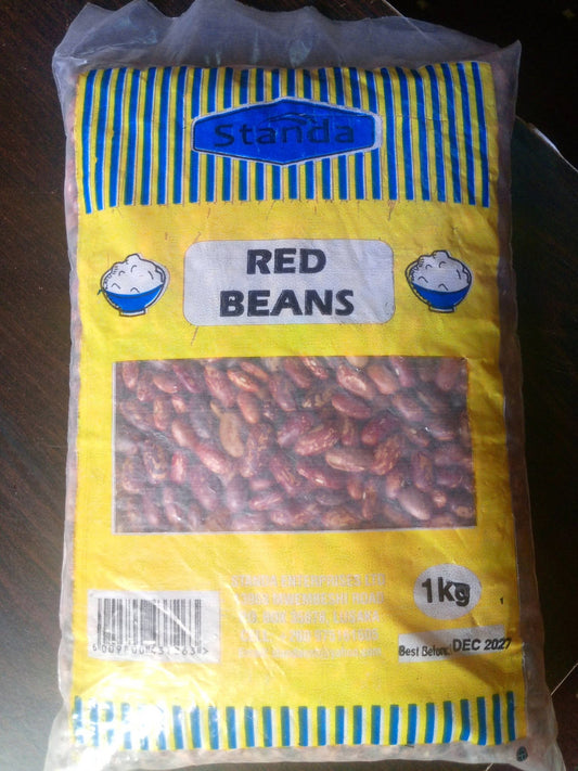 Dried African Red Beans - 1kg Zambian Beans