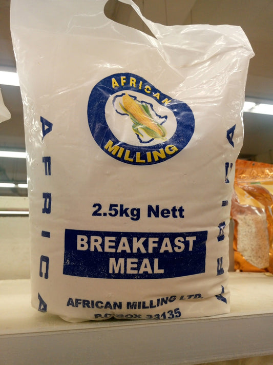 African Breakfast Meal - 2.5kg Zambian White Maize Breakfast