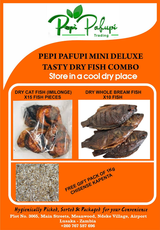 Pepi Pafupi Delux Mini Fish Combo | With Gift Pack-Mixed Dried Fish