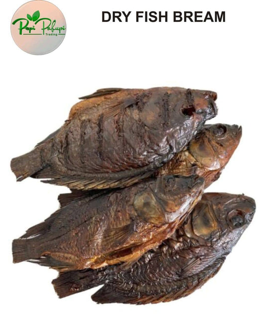 Sun-Dried African Kafue Bream Fish -  From Zambia -10 Fish Pieces per PKT