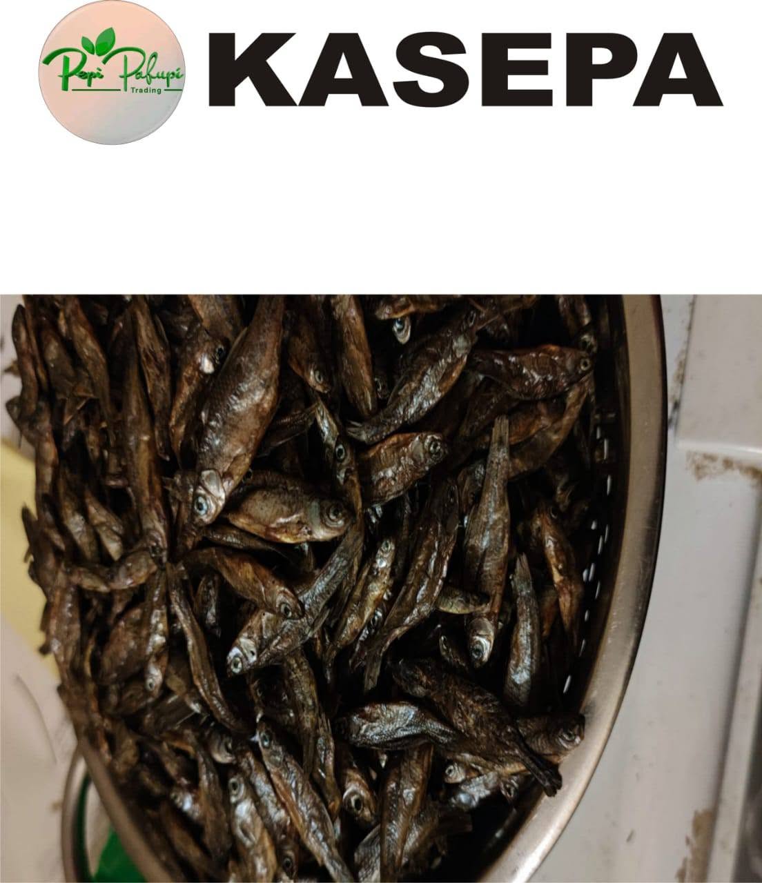Tasty African Dry Anchovies (Kasepa) - 1kg Dried Small Fish from Zambia