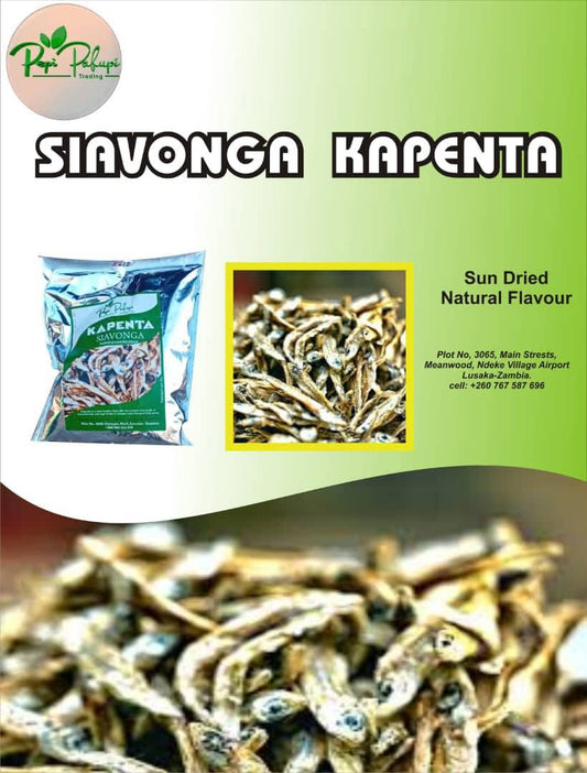 Sun-Dried Siavonga Kapenta - Harvested from Lake Kariba in Zambia -1 Kg